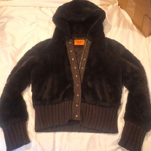 NWOT Womens Juicy Couture Faux Fur coat